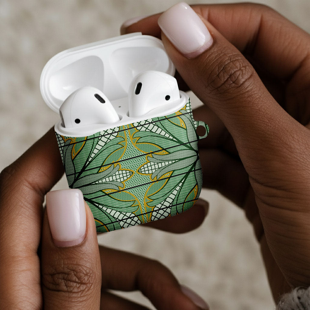 Emerald Green Khotso Mojalefa Poone AirPods Case Basotho Khotso Blanket Inspired