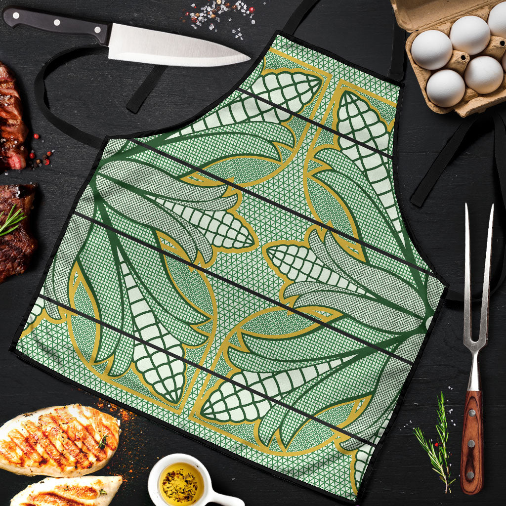 Emerald Green Khotso Mojalefa Poone Apron Basotho Khotso Blanket Inspired