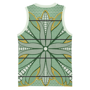 Emerald Green Khotso Mojalefa Poone Basketball Jersey Basotho Khotso Blanket Inspired