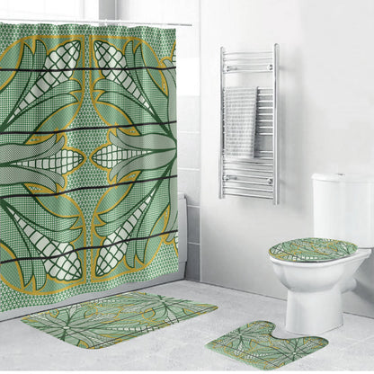 Emerald Green Khotso Mojalefa Poone Bathroom Set Basotho Khotso Blanket Inspired