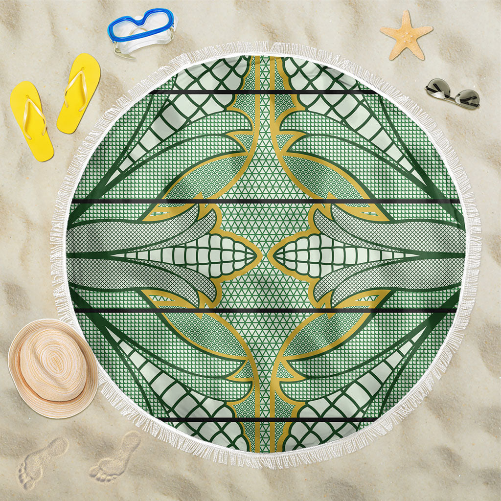 Emerald Green Khotso Mojalefa Poone Beach Blanket Basotho Khotso Blanket Inspired