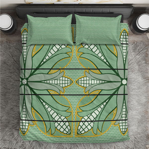 Emerald Green Khotso Mojalefa Poone Bedding Set Basotho Khotso Blanket Inspired