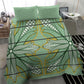 Emerald Green Khotso Mojalefa Poone Bedding Set Basotho Khotso Blanket Inspired