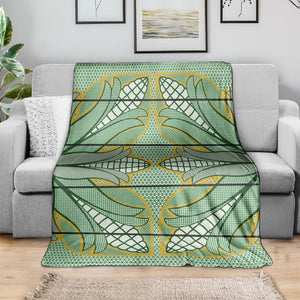 Emerald Green Khotso Mojalefa Poone Blanket Basotho Khotso Blanket Inspired