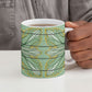 Emerald Green Khotso Mojalefa Poone Ceramic Mug Basotho Khotso Blanket Inspired