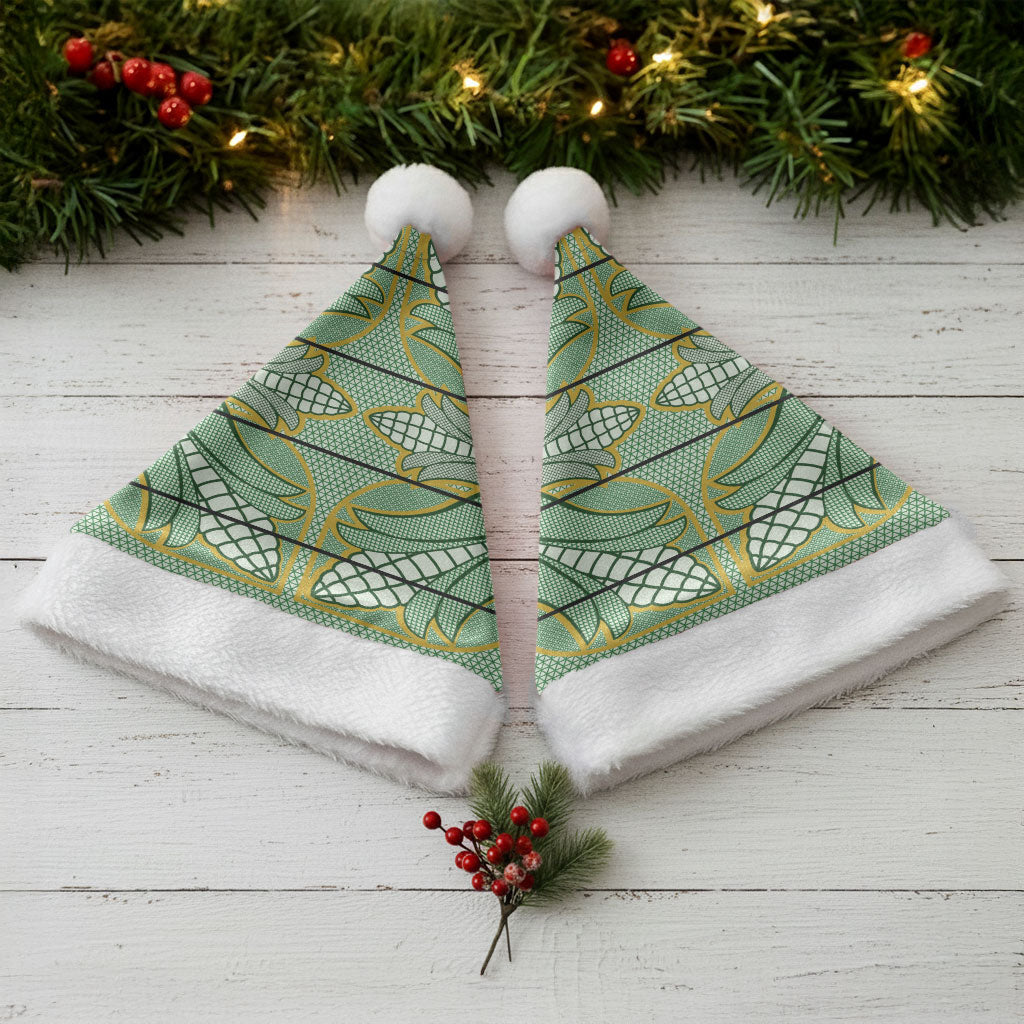 Emerald Green Khotso Mojalefa Poone Christmas Santa Hat Basotho Khotso Blanket Inspired