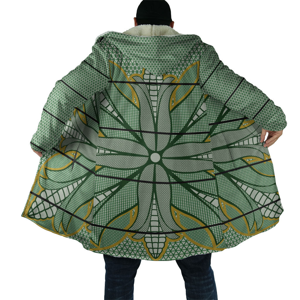 Emerald Green Khotso Mojalefa Poone Cloak Basotho Khotso Blanket Inspired