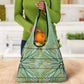 Emerald Green Khotso Mojalefa Poone Grocery Bag Basotho Khotso Blanket Inspired