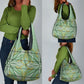 Emerald Green Khotso Mojalefa Poone Grocery Bag Basotho Khotso Blanket Inspired
