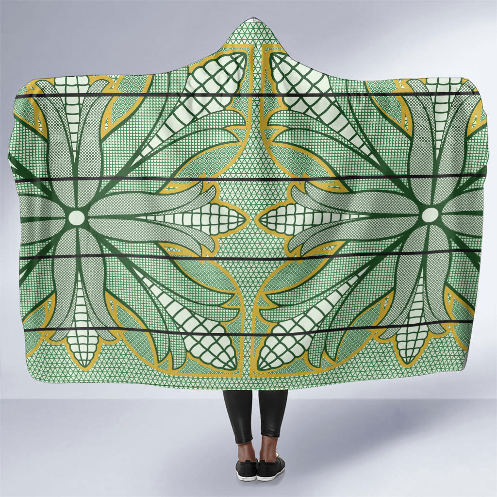 Emerald Green Khotso Mojalefa Poone Hooded Blanket Basotho Khotso Blanket Inspired
