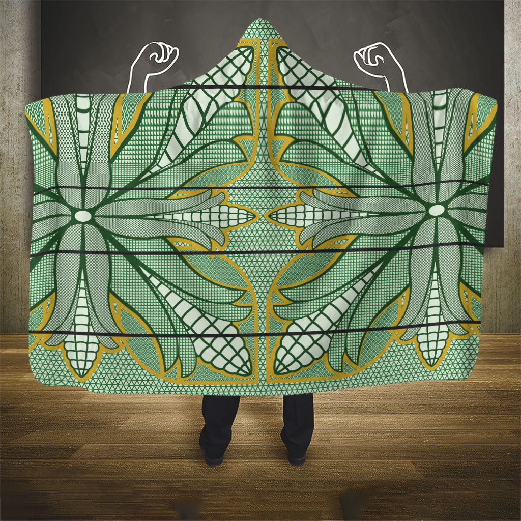 Emerald Green Khotso Mojalefa Poone Hooded Blanket Basotho Khotso Blanket Inspired