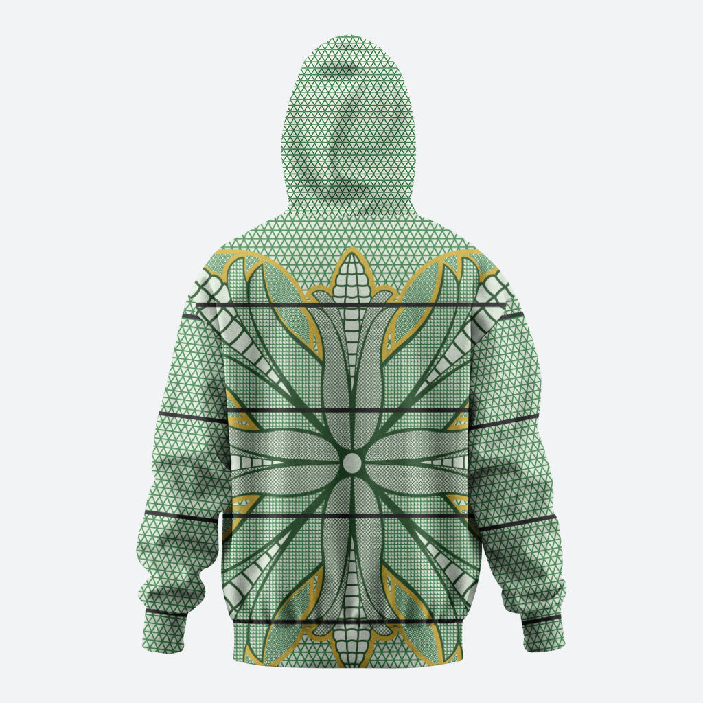 Emerald Green Khotso Mojalefa Poone Hoodie Basotho Khotso Blanket Inspired