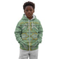 Emerald Green Khotso Mojalefa Poone Kid Hoodie Basotho Khotso Blanket Inspired