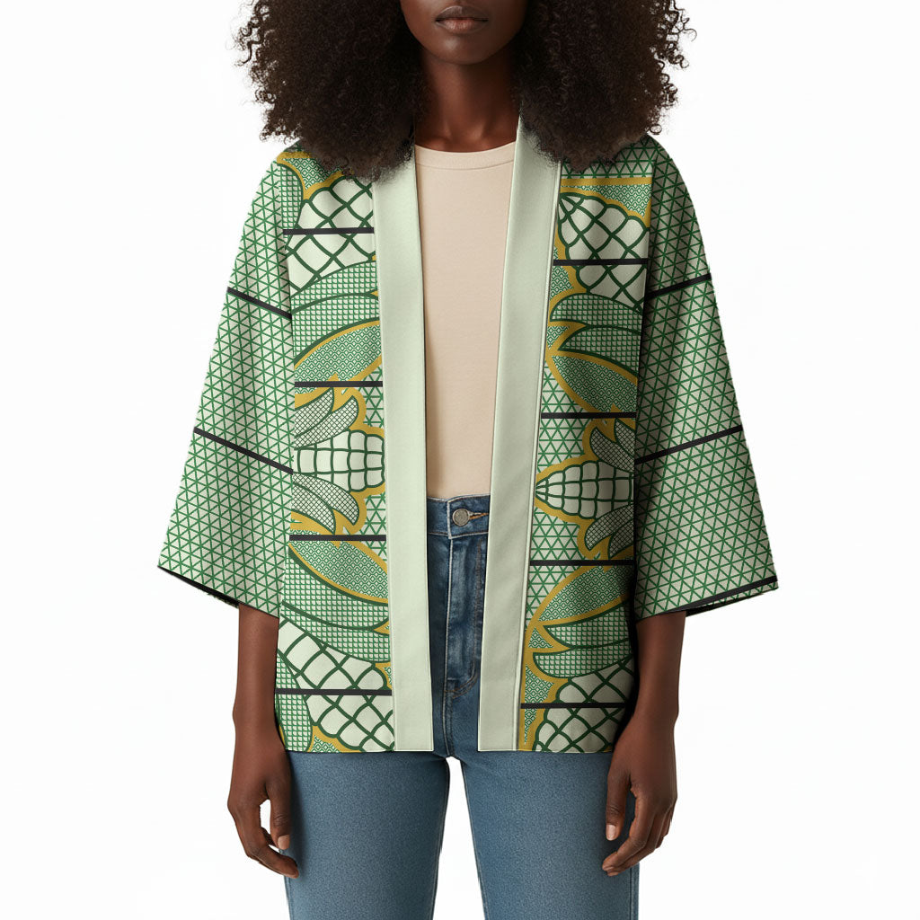 Emerald Green Khotso Mojalefa Poone Kimono Basotho Khotso Blanket Inspired
