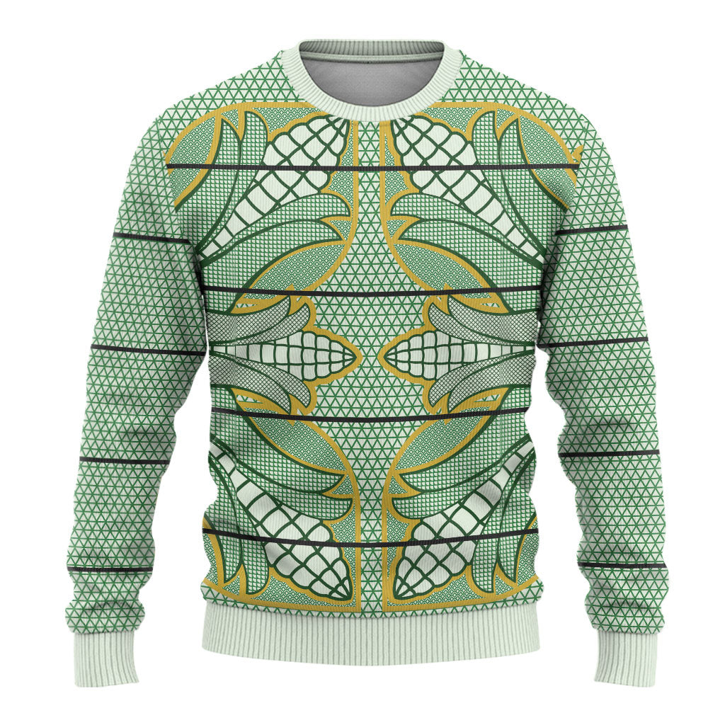 Emerald Green Khotso Mojalefa Poone Ugly Christmas Sweater Basotho Khotso Blanket Inspired