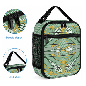 Emerald Green Khotso Mojalefa Poone Lunch Bag Basotho Khotso Blanket Inspired