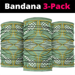 Emerald Green Khotso Mojalefa Poone Neck Gaiter Basotho Khotso Blanket Inspired