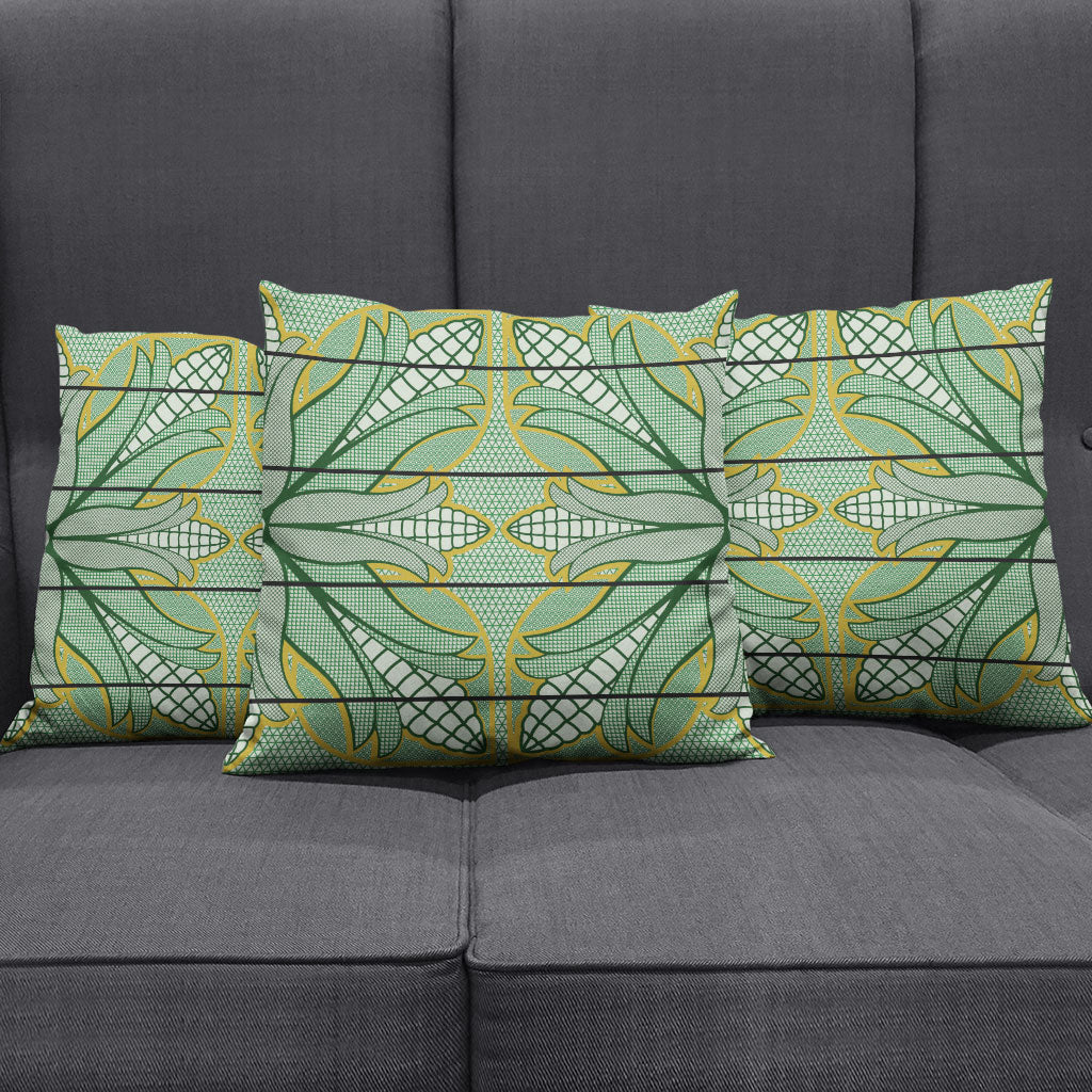 Emerald Green Khotso Mojalefa Poone Pillow Cover Basotho Khotso Blanket Inspired