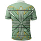 Emerald Green Khotso Mojalefa Poone Polo Shirt Basotho Khotso Blanket Inspired