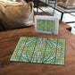Emerald Green Khotso Mojalefa Poone Puzzle Basotho Khotso Blanket Inspired