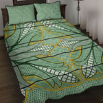 Emerald Green Khotso Mojalefa Poone Quilt Bed Set Basotho Khotso Blanket Inspired