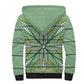 Emerald Green Khotso Mojalefa Poone Sherpa Hoodie Basotho Khotso Blanket Inspired