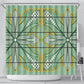 Emerald Green Khotso Mojalefa Poone Shower Curtain Basotho Khotso Blanket Inspired