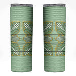 Emerald Green Khotso Mojalefa Poone Skinny Tumbler Basotho Khotso Blanket Inspired