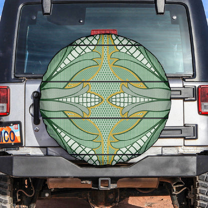 Emerald Green Khotso Mojalefa Poone Spare Tire Cover Basotho Khotso Blanket Inspired