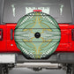 Emerald Green Khotso Mojalefa Poone Spare Tire Cover Basotho Khotso Blanket Inspired