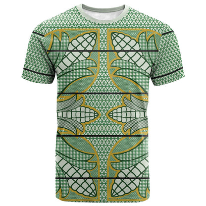 Emerald Green Khotso Mojalefa Poone T shirt Basotho Khotso Blanket Inspired