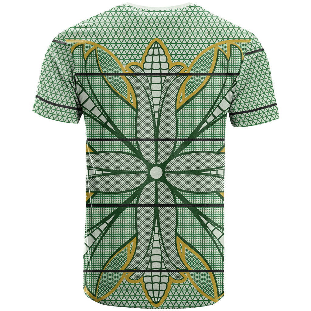 Emerald Green Khotso Mojalefa Poone T shirt Basotho Khotso Blanket Inspired