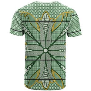 Emerald Green Khotso Mojalefa Poone T shirt Basotho Khotso Blanket Inspired