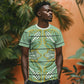 Emerald Green Khotso Mojalefa Poone T shirt Basotho Khotso Blanket Inspired