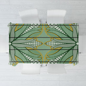 Emerald Green Khotso Mojalefa Poone Tablecloth Basotho Khotso Blanket Inspired