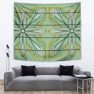 Emerald Green Khotso Mojalefa Poone Tapestry Basotho Khotso Blanket Inspired