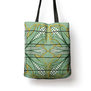 Emerald Green Khotso Mojalefa Poone Tote Bag Basotho Khotso Blanket Inspired