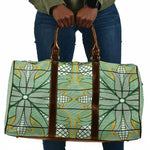 Emerald Green Khotso Mojalefa Poone Travel Bag Basotho Khotso Blanket Inspired