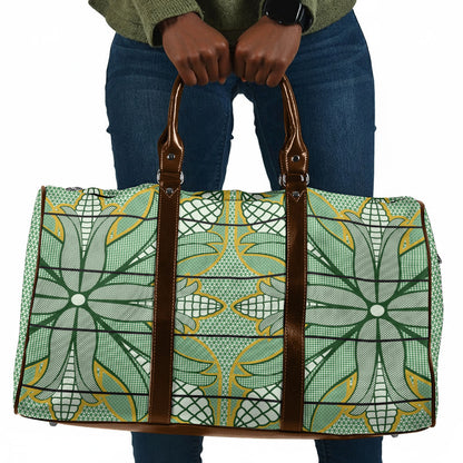 Emerald Green Khotso Mojalefa Poone Travel Bag Basotho Khotso Blanket Inspired