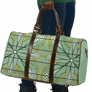 Emerald Green Khotso Mojalefa Poone Travel Bag Basotho Khotso Blanket Inspired