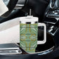 Emerald Green Khotso Mojalefa Poone Tumbler With Handle Basotho Khotso Blanket Inspired