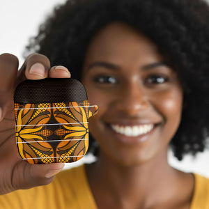 Old Gold Khotso Mojalefa Poone AirPods Case Basotho Khotso Blanket Inspired
