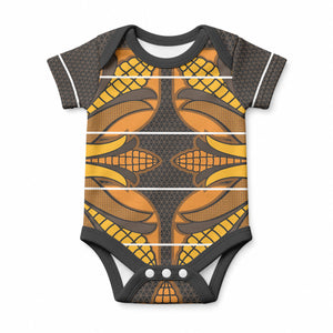 Old Gold Khotso Mojalefa Poone Baby Onesie Basotho Khotso Blanket Inspired