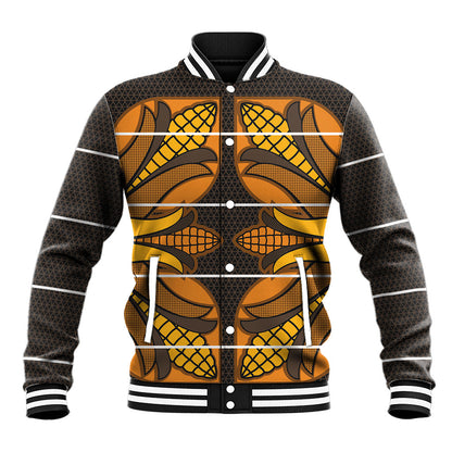 Old Gold Khotso Mojalefa Poone Baseball Jacket Basotho Khotso Blanket Inspired