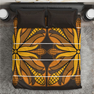 Old Gold Khotso Mojalefa Poone Bedding Set Basotho Khotso Blanket Inspired