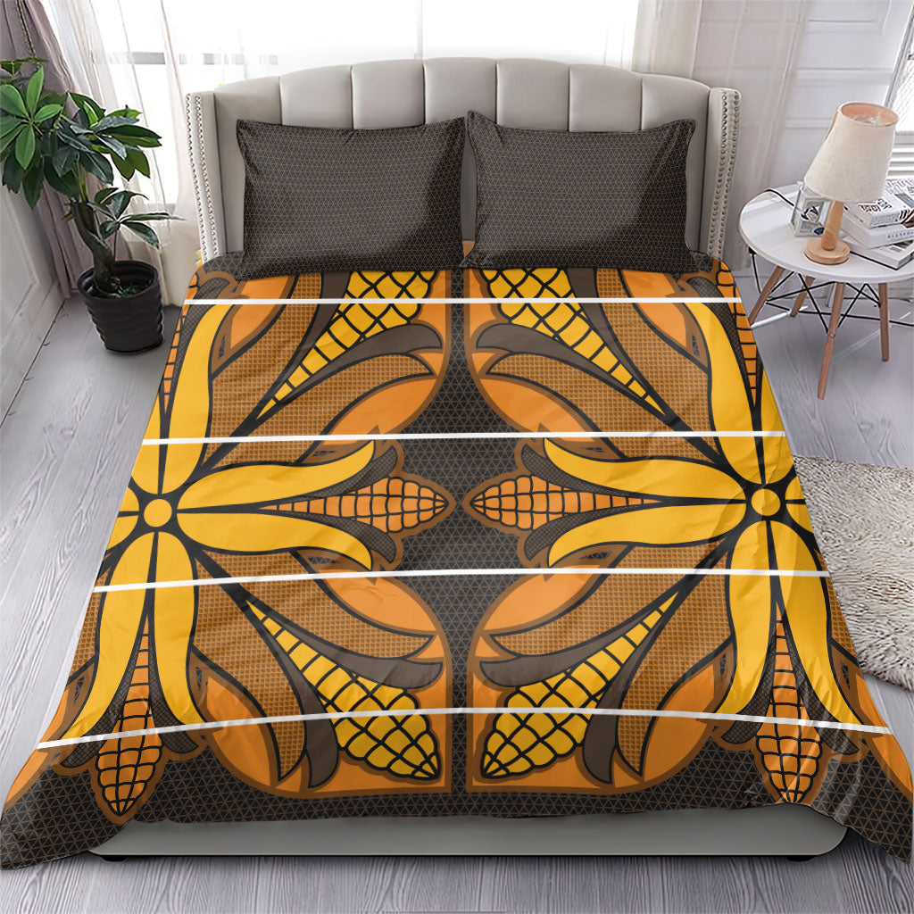 Old Gold Khotso Mojalefa Poone Bedding Set Basotho Khotso Blanket Inspired