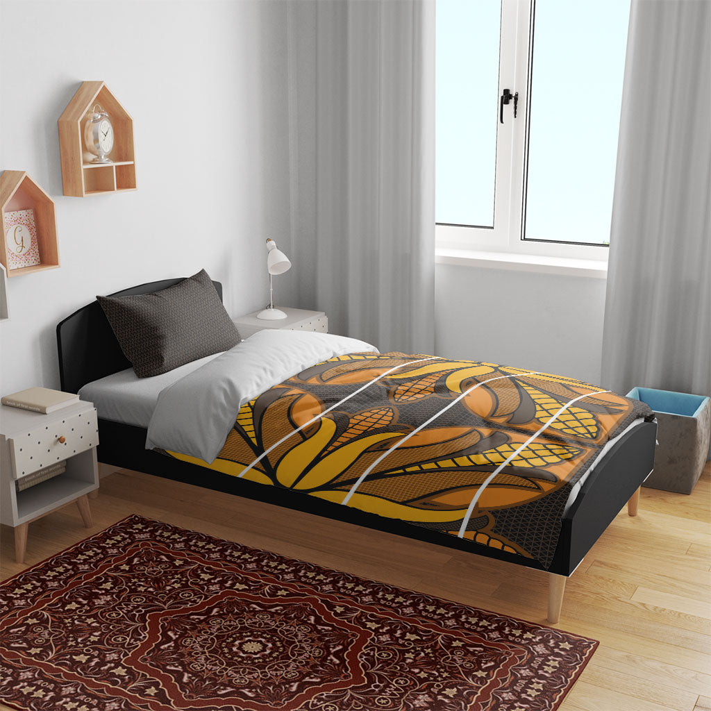 Old Gold Khotso Mojalefa Poone Bedding Set Basotho Khotso Blanket Inspired