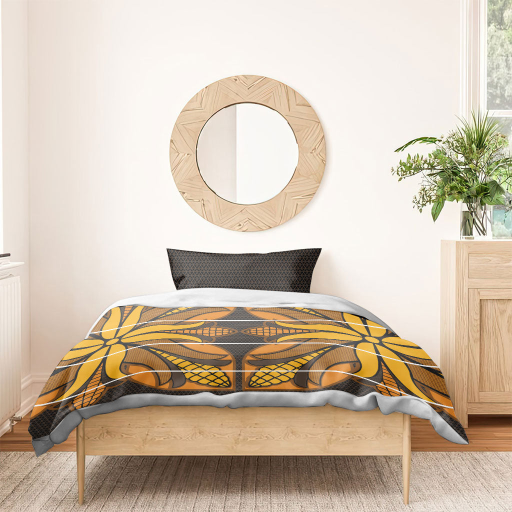 Old Gold Khotso Mojalefa Poone Bedding Set Basotho Khotso Blanket Inspired