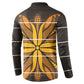 Old Gold Khotso Mojalefa Poone Button Sweatshirt Basotho Khotso Blanket Inspired