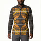 Old Gold Khotso Mojalefa Poone Button Sweatshirt Basotho Khotso Blanket Inspired
